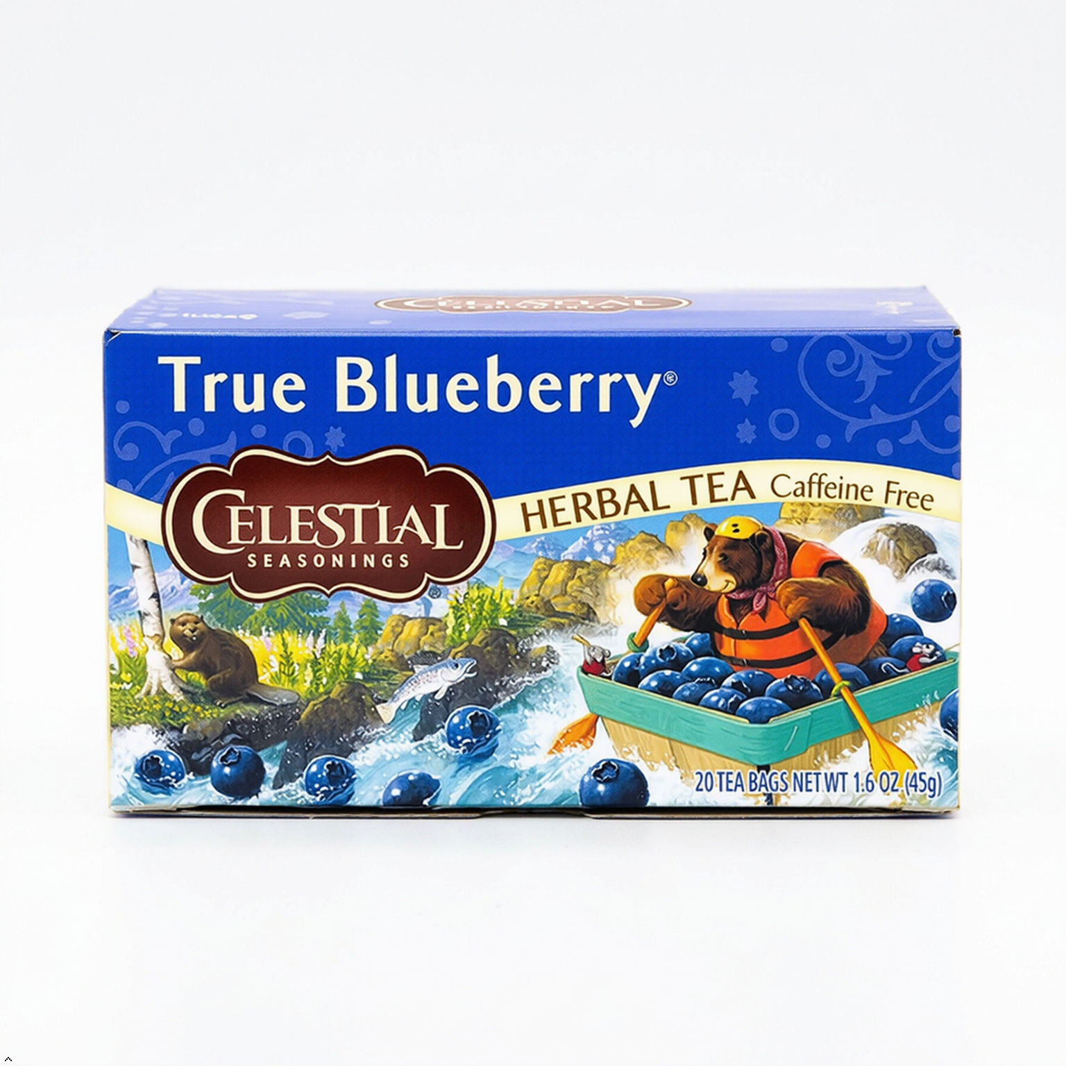 Celestial Seasonings Herbal Tea, True Blueberry, 20 Count Celestial Seasonings